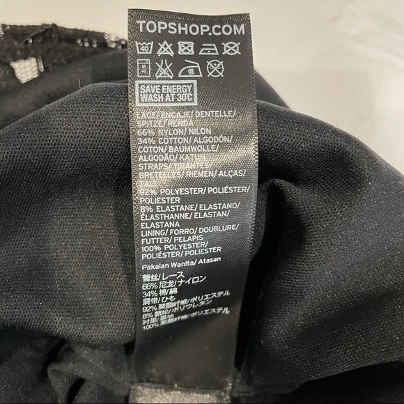 TOPSHOP - Black lace dress - Picture 6 of 6